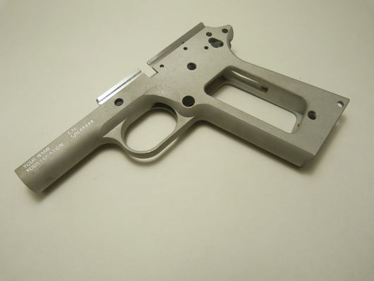 80% frame lower serialization text engraving on 1911 especially for California